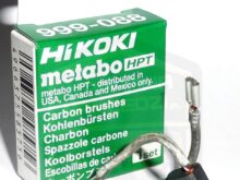 Szczotki węglowe do młotowiertarki szlifierki Hikoki Hitachi DH 24PB2 G 13SB3 13SD 13SE2 G 13YC 13YF 999088