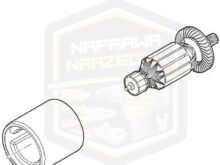 Oryginalny wytrzymały Milwaukee 290147067 silnik 18V do pilarki tarczowej