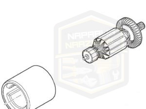 Oryginalny wytrzymały Milwaukee 290147067 silnik 18V do pilarki tarczowej