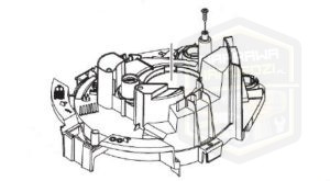 Milwaukee 4931416313 element zaciskowy do odkurzacza AS 300ELCP