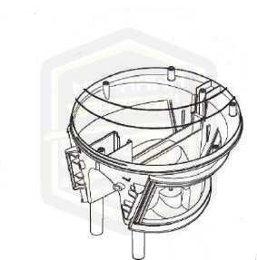 MILWAUKEE korpus uchwyt do odkurzacza AS 300EMAC 300ELAC 4931419108