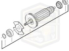 MILWAUKEE wirnik silnik kompletny do nożyc do metalu blachy N 2 4931426369