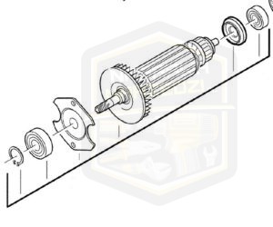 MILWAUKEE wirnik silnik kompletny do nożyc do metalu blachy N 2 4931426369