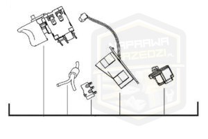 MILWAUKEE włącznik elektronika do zakrętaka 1/4'' M 18BID 4931436090