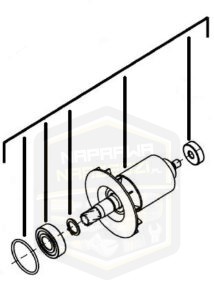 MILWAUKEE wirnik kompletny do pilarki tarczowej M 18CCS55 4931436118