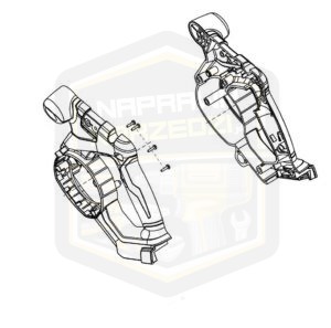 MILWAUKEE obudowa korpus do pilarki tarczowej M 18CCS55 4931436124