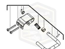 MILWAUKEE hak do pilarki tarczowej M 18CCS55 4931436126
