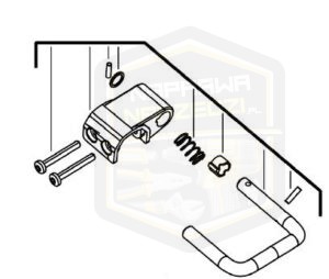MILWAUKEE hak do pilarki tarczowej M 18CCS55 4931436126