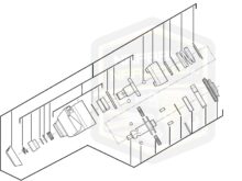 MILWAUKEE przekładnia kompletna zestaw do zakrętaka 1/4'' M 18CID 4931441924