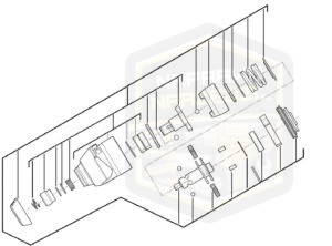 MILWAUKEE przekładnia kompletna zestaw do zakrętaka 1/4'' M 18CID 4931441924
