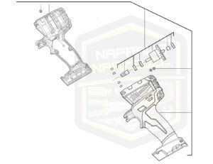 MILWAUKEE obudowa korpus do zakrętaka 1/4'' M 18CID 4931447084