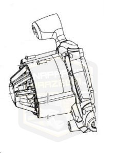 MILWAUKEE obudowa korpus silnika do pilarki tarczowej CS 60 521255001