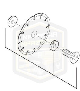 MILWAUKEE zestaw zaciskowy do bruzdownicy WCE 30 4931449155