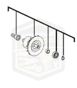 MILWAUKEE wirnik kompletny do zakrętaka udarowego 1/4'' M 18FID 18ONEID 4931453250