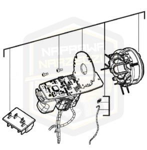 MILWAUKEE włącznik elektronika do zakrętaka 1/4'' M 18BLID 4931453272