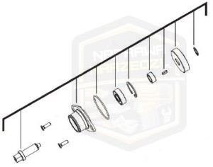 MILWAUKEE przekładnia zębata zębatka do pilarki tarczowej CS 85CBE 85SB 4931454254