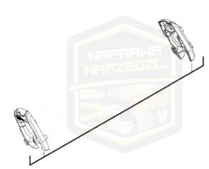 MILWAUKEE uchwyt rękojeść kompletna do pilarki tarczowej CS 85CBE 85SB 4931454257