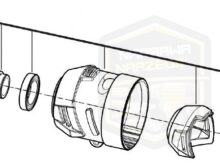 MILWAUKEE obudowa korpus przekładni do zakrętaka udarowego 1/4'' M 18FQID 4931454725