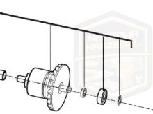 MILWAUKEE wirnik silnik kompletny do zakrętaka udarowego 1/4'' M 18FQID 4931454730