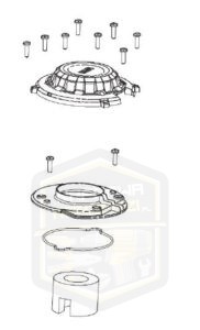 MILWAUKEE pokrywa obudowy do odkurzacza M 18CV 4931454788