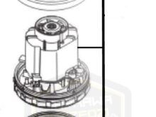 Oryginalny przemysłowy Milwaukee 4931461845 silnik do odkurzaczy klasy L i M