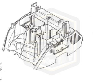 MILWAUKEE pokrywa obudowy do odkurzacza AS-30LAC 4931461846