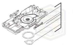 MILWAUKEE obudowa korpus dolny do odkurzacza M 18VC-2 4931465231