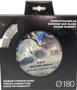 Baier tarcza diamentowa 180x22,23 mm granit beton gres kostka brukowa LS109-1-180