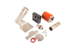 LEISTER zestaw do zgrzewania bitumu z dyszą 100 mm do opalarki zgrzewarki samojezdnej VARIMAT V2 108.924