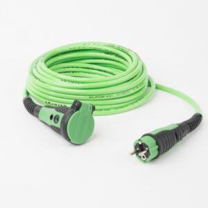 LEISTER przedłużacz PUR 15m, 3×2.5mm2 230V wtyczka EU opalarki zgrzewarki ręcznej samojezdnej COMET 500 HOT JET S UNIROOF 300 159.239
