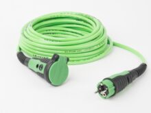 LEISTER przedłużacz PUR 15m, 3×2.5mm2 230V wtyczka EU opalarki zgrzewarki ręcznej samojezdnej COMET 500 HOT JET S UNIROOF 300 159.239