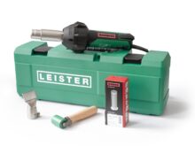 Profesjonalny zestaw do zgrzewania Leister TRIAC ST 159.127 z akcesoriami w walizce