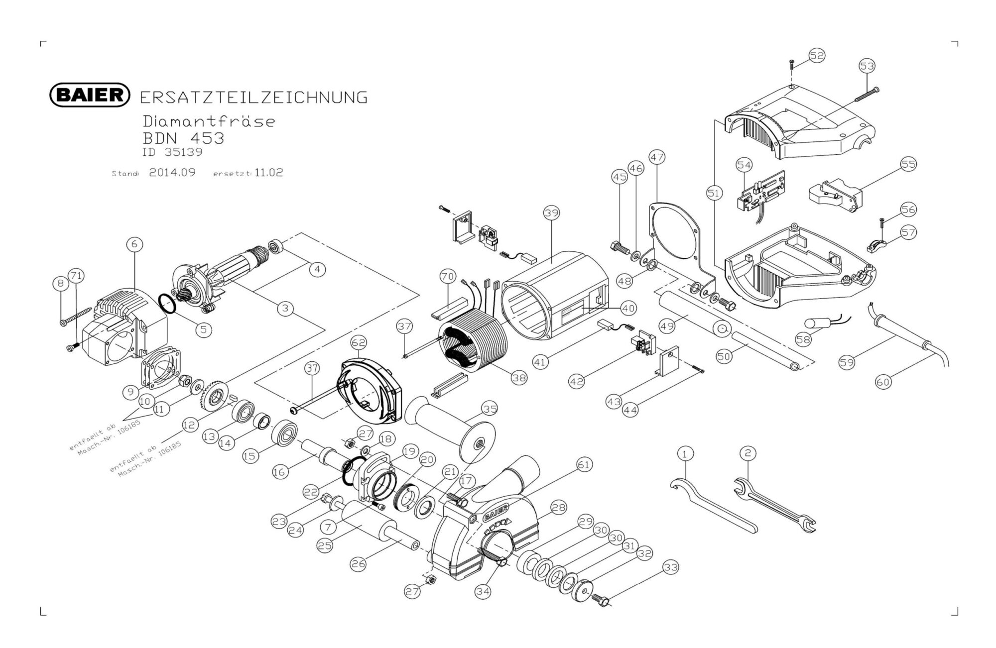 32680 BAIER BDN 453 463 naprawanarzedzi.pl schemat
